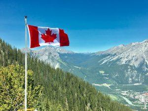 The Canadian flag is something you will constantly see after moving to Canada. 